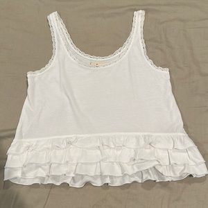 Hollister White Crop Top